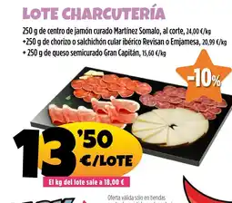 AhorraMas Lote charcutería oferta