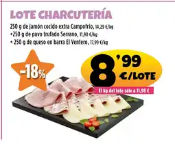 AhorraMas Lote charcutería oferta