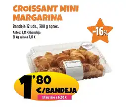 AhorraMas Croissant mini margarina oferta