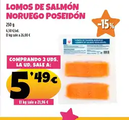 AhorraMas Lomos de salmón noruego poseidón oferta