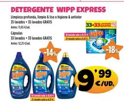 AhorraMas WIPP EXPRESS Detergente oferta