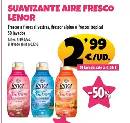 AhorraMas LENOR Suavizante aire fresco oferta