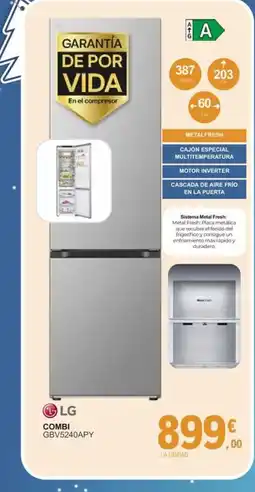 E.Leclerc LG Combi GBV5240APY oferta