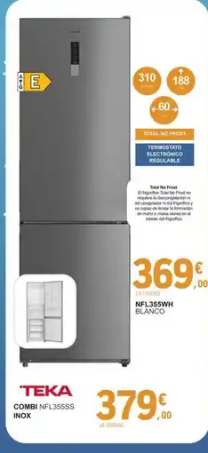 E.Leclerc TEKA Combi NFL355SS INOX oferta