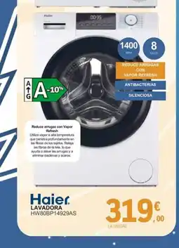E.Leclerc HAIER Lavadora HW80BP14929AS oferta