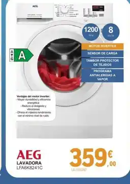 E.Leclerc AEG Lavadora LFA6K8241C oferta