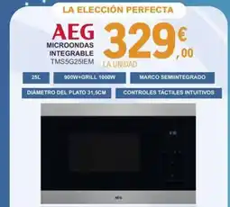 E.Leclerc AEG Microondas integrable TMS5G251EM oferta