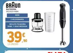 E.Leclerc BRAUN Batidora MQ30201MBK oferta