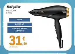 E.Leclerc BABYLISS Secador oferta