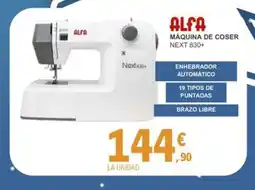 E.Leclerc ALFA Máquina de coser next 830+ oferta