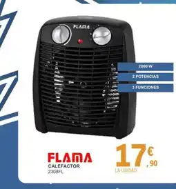 E.Leclerc FLAMA Calefactor oferta