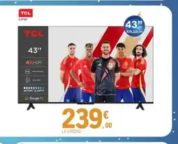 E.Leclerc TCL 43P6K oferta