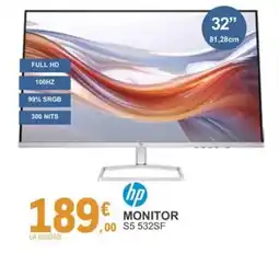 E.Leclerc HP Monitor oferta