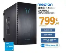 E.Leclerc MEDION Ordenador gaming eraer recon oferta
