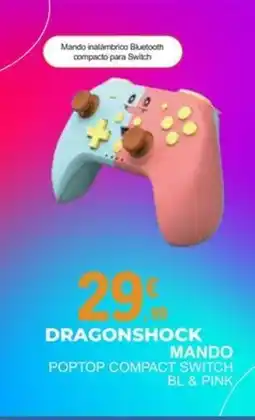 E.Leclerc DRAGONSHOCK Mando poptop compact switch bl & pink oferta