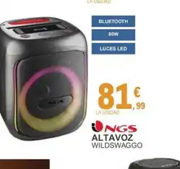 E.Leclerc NGS Altavoz wildswaggo oferta