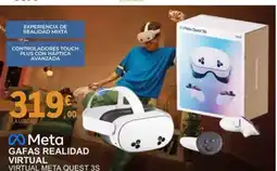E.Leclerc Gafas realidad virtual virtual meta quest 3s oferta