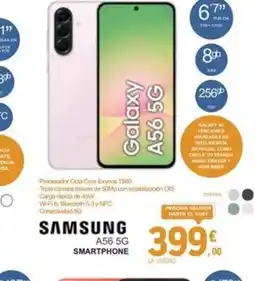 E.Leclerc SAMSUNG A56 5G Smartphone oferta