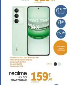 E.Leclerc REALME 14X 5G Smartphone oferta