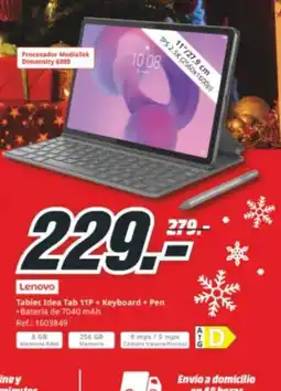 MediaMarkt Tablet Idea Tab 11P+ Keyboard + Pen oferta