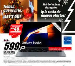 MediaMarkt SAMSUNG Portátil Galaxy Book4 oferta