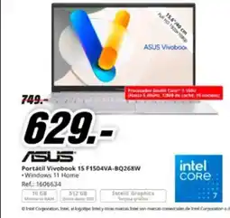 MediaMarkt ASUS Portátil Vivobook 15 F1504VA-BQ268W oferta