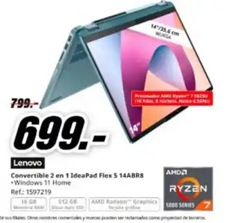 LENOVO Convertible 2 en 1 IdeaPad Flex 5 14ABR8
