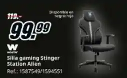 MediaMarkt Silla gaming Stinger Station Alien oferta