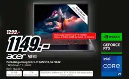 MediaMarkt ACER Portátil gaming Nitro V 5ANV15-52-961Z oferta