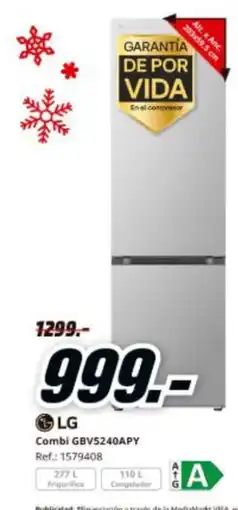 MediaMarkt LG Combi GBV5240APY oferta