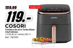 MediaMarkt COSORI Freidora de aire Turbo Blaze Chef Edition oferta