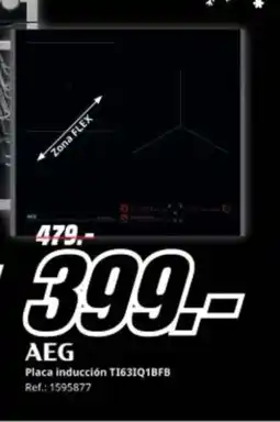 MediaMarkt AEG Placa inducción T163IQ1BFB oferta