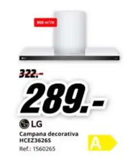 MediaMarkt LG Campana decorativa HCEZ36265 oferta