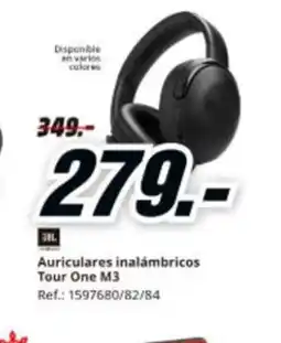 MediaMarkt JBL Auriculares inalámbricos Tour One M3 oferta