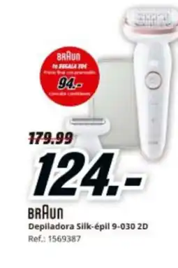 MediaMarkt BRAUN Depiladora Silk-épil 9-030 2D oferta