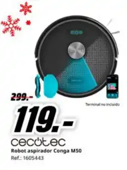 MediaMarkt CECOTEC Robot aspirador Conga M50 oferta