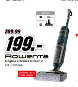 MediaMarkt ROWENTA Fregona eléctrica X Clean 2 oferta