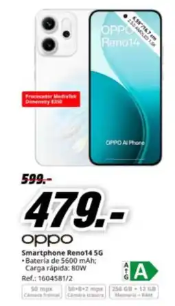 MediaMarkt OPPO Smartphone Reno14 5G oferta