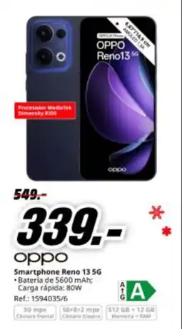 MediaMarkt OPPO Smartphone Reno 13 5G oferta