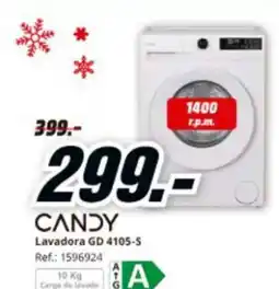 MediaMarkt CANDY Lavadora GD 4105-S oferta