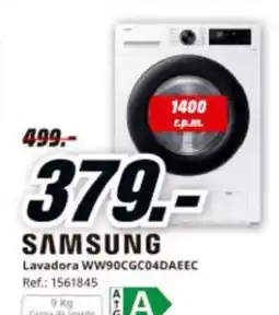 MediaMarkt SAMSUNG Lavadora WW90CGC04DAEEC oferta