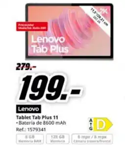 MediaMarkt LENOVO Tablet Tab Plus 11 oferta