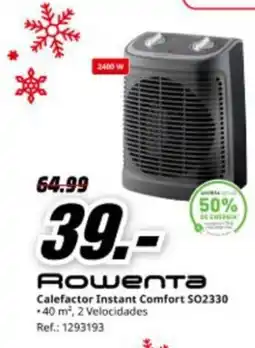 MediaMarkt ROWENTA Calefactor Instant Comfort S02330 oferta
