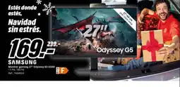 MediaMarkt SAMSUNG Monitor gaming 27" Odyssey G5 G50D oferta