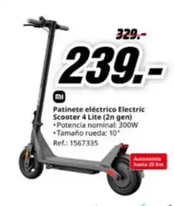 MediaMarkt Patinete eléctrico Electric Scooter 4 Lite (2n gen) oferta