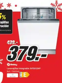 MediaMarkt BALAY Lavavajillas integrable 3VF5012NP oferta