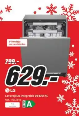 MediaMarkt LG Lavavajillas integrable DB476TXS oferta