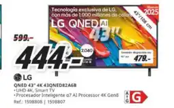 MediaMarkt LG QNED 43" 4K 43QNED82A6B oferta