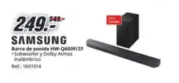 MediaMarkt SAMSUNG Barra de sonido HW-Q600F/ZF oferta
