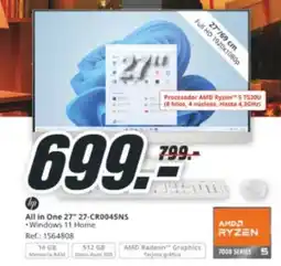 MediaMarkt HP All in One 27" 27-CR0045NS oferta